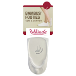 Bambusové velmi nízké dámské ponožky BAMBUS FOOTIES SOCKS - BELLINDA - bílá 35 - 38