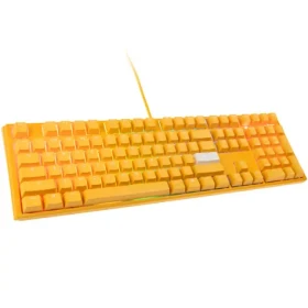 Ducky One 3 Yellow Cherry MX-Blue žlutá / herní klávesnice / podsvícená / mechanická / drátová USB-C / US (DKON2108ST-CUSPDYDYYYC1)