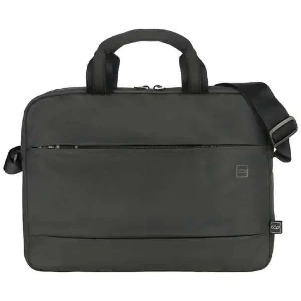 Tucano Global černá / Brašna na notebook / 13"-14" / MacBook Pro 14" / Recyklovaný polyester (BSBTK21314-BK)