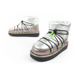 D.Franklin snow boots women winter fashion insulated boots silver dámské 38