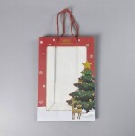 Dortisimo Vánoční dárková taška červená (35 x 24 x 14 cm)