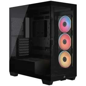 Corsair 3500X LX-R RGB iCUE LINK černá / E-ATX / 2x USB-A / 1x USB-C / 3x 120mm / bez zdroje / průhledná bočnice (CC-9011324-WW)
