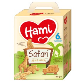 Hami Safari dětské sušenky od uk. 6 měsíce 180g