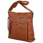 Moderní dámská koženková crossbody Anup, hnědá