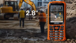 EVOLVEO StrongPhone Z6, vodotěsný odolný Dual SIM telefon, oranžový