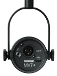 Shure MV7+ černá / Dynamický mikrofon / XLR / USB-C / 50 - 16000 Hz (MV7+-K)