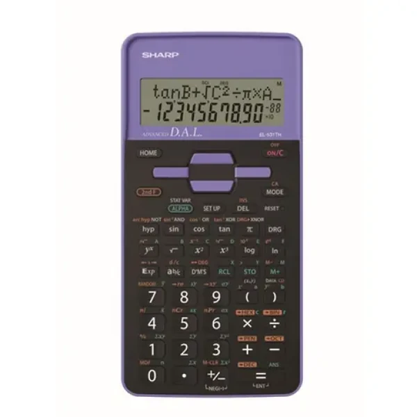 SHARP EL-531THBVL fialová / Kalkulačka školní (EL-531THBVL)