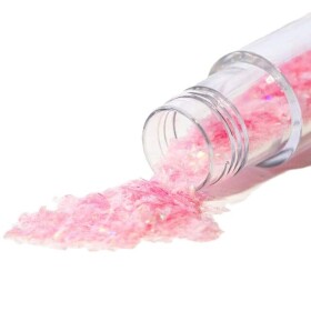 PME Jedlé třpytky Pink Topaz Růžové 3g