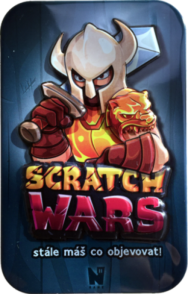 Scratch Wars: Biolandia/Techlandia - Starter tinbox/8 karet - Scratch Wars