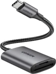 Rozbaleno - Ugreen Čtečka paměťových karet USB-C šedá / Čtečka paměťových karet / SD / microSD / USB 3.2 Gen 1 / rozbaleno (CM401.rozbaleno)