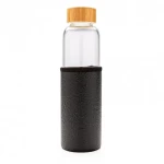 XD Design Skleněná láhev na vodu s ochranným pouzdrem černá 550 ml (P436.291)