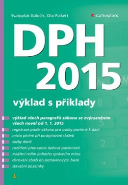 DPH 2015 - Svatopluk Galočík, Oto Paikert - e-kniha