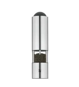 WMF Ceramill / Elektrický mlýnek na pepř a sůl / Keramický mlecí mechanismus / Baterie AAA / Výška 21 cm (667306030)