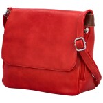 Stylová dámská crossbody Metagga, červená