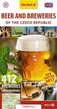 Pivo pivovary Čech, Moravy Slezska kapesní průvodce/anglicky Jan Eliášek