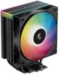 DEEPCOOL AG400 BK ARGB V2 černá / Chladič CPU / 4× heatpipe / 120 mm ARGB / AM4 + AM5 + Intel (R-AG400-BKAMMN-GJD)