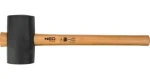 NEO TOOLS 25-054 Kladivo gumové / Dřevěná rukojeť / Hmotnost 1,2 kg / Délka 380 mm (25-054)