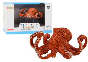 Mamido Figurka Obří Chobotnice Oranžová 10 cm