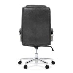 Kancelářské křeslo, houpací mechanismus, šedá ekokůže, KA-F1385 GREY