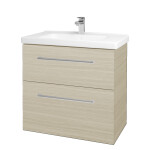 Dřevojas - Umyvadlová skříňka BIG INN SZZ2 80 - D04 Dub / Úchytka T03 / D04 Dub 133078C