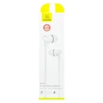 USAMS EP-39 In-Ear Stereo Headset 3.5mm bílá (6958444983851)