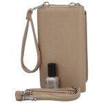 Stylová dámská crossbody peněženka Coveri Berllys, béžová