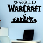 Samolepka World of Warcraft Barva: zelená, Velikost: 100 x 66 cm