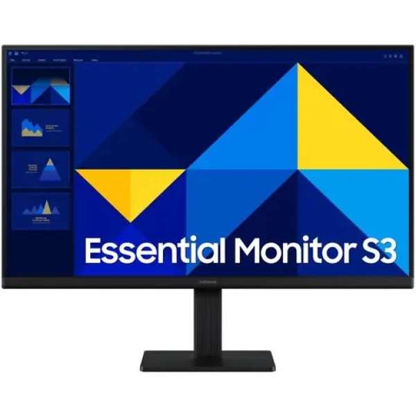 24" SAMSUNG Essential S3 černá / IPS / 1920x1080 / 16:9 / 5ms / 1000:1 / 250cd-m2 / HDMI + VGA / VESA (LS24D300GAUXEN)