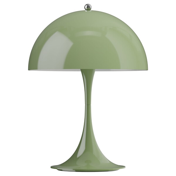 Louis Poulsen Přenosná lampa Panthella 250 Opaque Moss Green, zelená barva