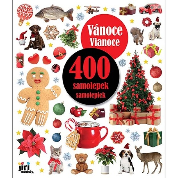 400 samolepek Vánoce