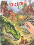 Dino world Dino world, 3501224, Sticker fun, kreativní sešit se samolepkami, dinosauři