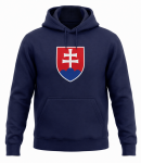 FansArena Pánská mikina Slovakia National Emblem Navy Velikost: XXL