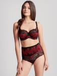 Vyztužená podprsenka Panache Clara Full Cup noir ruby 7255A 70DD