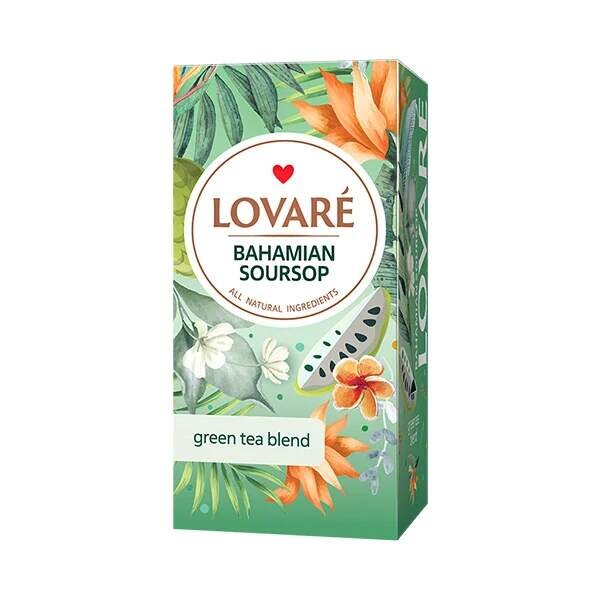 Lovaré Bahamian Soursop 36g 24 sáčků, zelený čaj