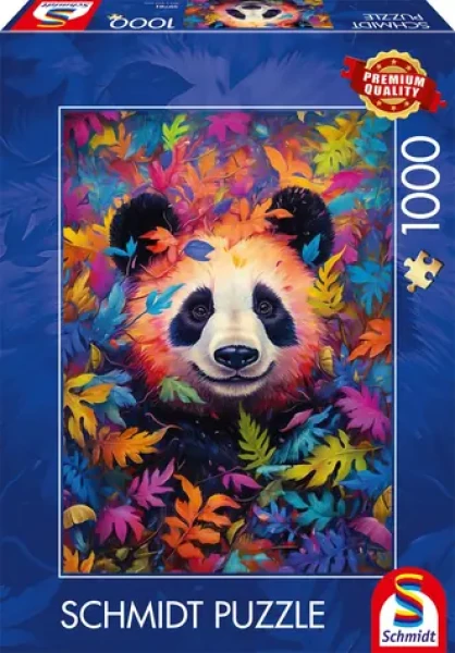 SCHMIDT Puzzle Panda v duhovém lese