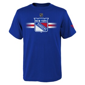 Outerstuff Dětské Tričko New York Rangers Apro Logo Ss Ctn Tee Velikost: Dětské let)