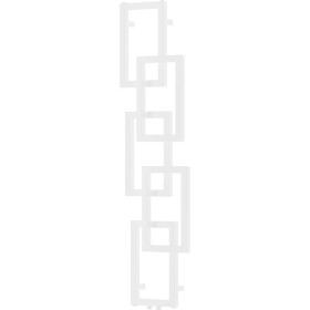MEXEN - Grid otopný žebřík/radiátor dekorativní 1360 x 390 mm, 349 W, bílá W215-1360-390-00-20