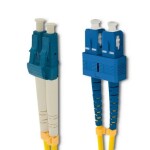 Qoltec 54031 Patchcord fiber optic SC to LC / Singlemode / Duplex / 1 m (54031)