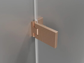 MEXEN - LUNAR nástěnný pant pro 836 /2 kusy/, měď kartáčovaná 830-16-65