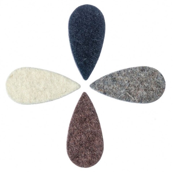 Timber Tones Felt Tones Teardrop Mixed 4-Pack