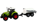 Mamido Farmářský traktor pro děti s bílým přívěsem