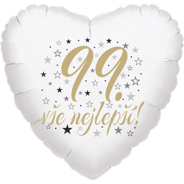 99. narozeniny balónek srdce Balonky.cz 99. narozeniny balónek srdce Balonky.cz