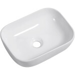 CERANO - Umyvadlo keramické Carlo - na desku - bílá lesklá - 36x25 CER-476996