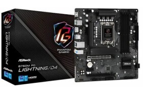 ASRock B760M PG Lightning/D4 / LGA 1700 / 4x DDR4 / 2x PCIex16 / mATX (90-MXBLY0-A0UAYZ)