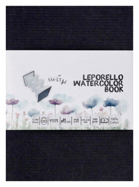 Leporelo 105x148, akvarel, 300 g/m2, 8 listů