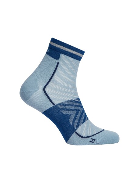 ICEBREAKER Mens Mer Run+ Ultralight Mini, Flint Blue/Atlantis velikost: 44,5-46,5 (L)