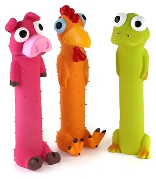 I Love Pets Pískací dlouhán / Hračka pro psy / Latex (8592644122689)