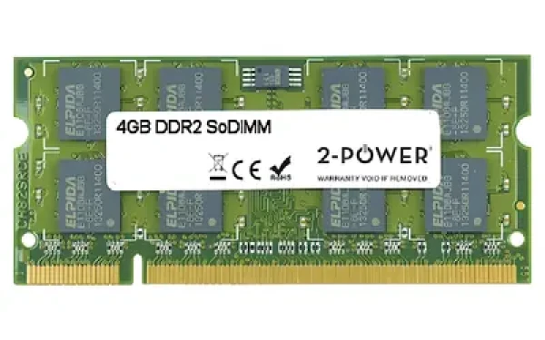 Rozbaleno - 2-Power 4 GB / Operační paměť / DDR2 / SO-DIMM / 800 MHz / PC2-6400 / CL6 / rozbaleno (MEM4303A.rozbaleno)