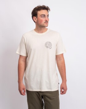 Tričko Fjällräven Hemp Blend Out Here T-shirt M 113 Chalk White