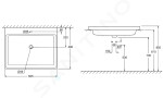 GROHE - Cube Ceramic Umyvadlo zápustné, 605x490 mm, PureGuard, alpská bílá 3947900H